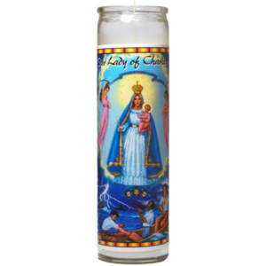 DAKAR VELADORA CARIDAD DEL COBRE OUR LADY OF CHARITY WHITE