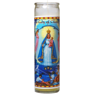 DAKAR VELADORA CARIDAD DEL COBRE OUR LADY OF CHARITY YELLOW 1/12