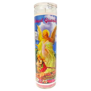 DAKAR VELADORA SCENTED ANGEL GUARDIAN PINK