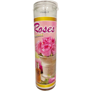 DAKAR VELADORA SCENTED ROSAS WHITE